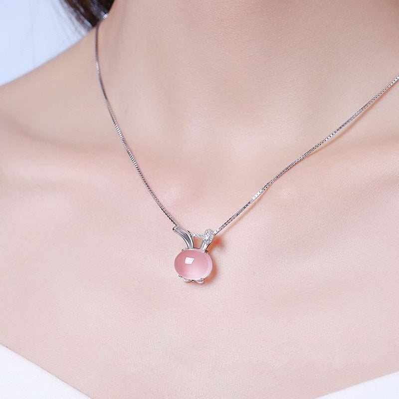 Fashion Cherry Blossoms Flower Necklace For Women Romantic Crystal Zircon Butterfly Flowers Pearl Shell Necklace Wedding Jewelry