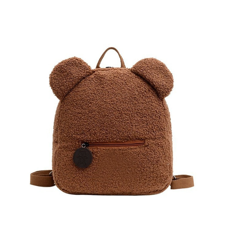 Bear Backpacks Portable Children Travel Shopping Rucksacks Women&