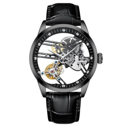 AESOP Hollow Diamond Tourbillon Watch Automatic Watches Special Hollow Mechanical Luxury Watches Steel Strap 2021