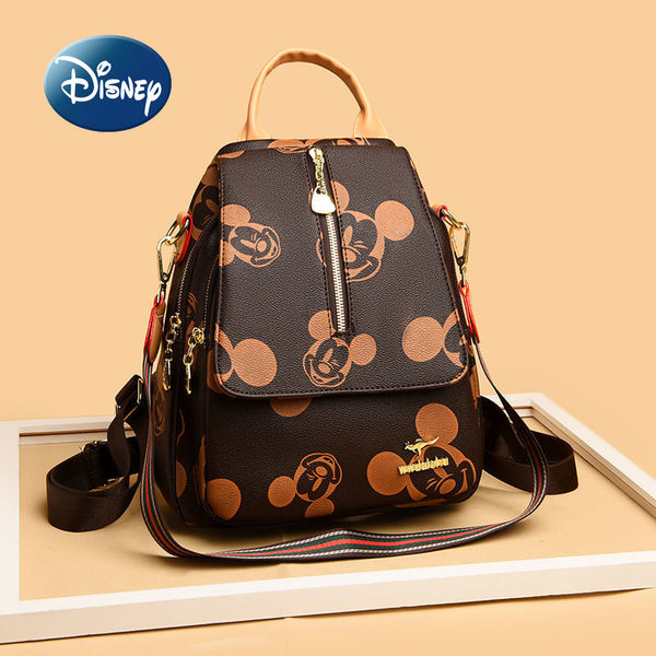 Disney Mickey New Women&#39;s Backpack Luxury Brand Women&#39;s Backpack Large Capacity Multifunctional Fashion Travel Backpack