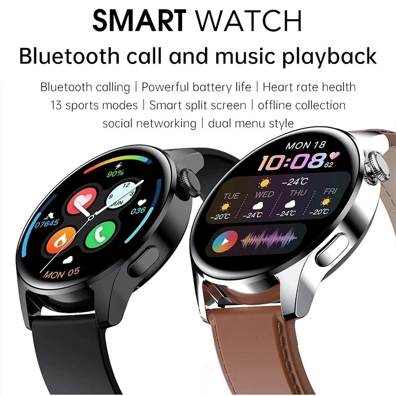 2022 New Smart Watch Men Waterproof Sport Fitness Tracker Multifunction Bluetooth Call Smartwatch Man For Android IOS HUAWEI+BOX