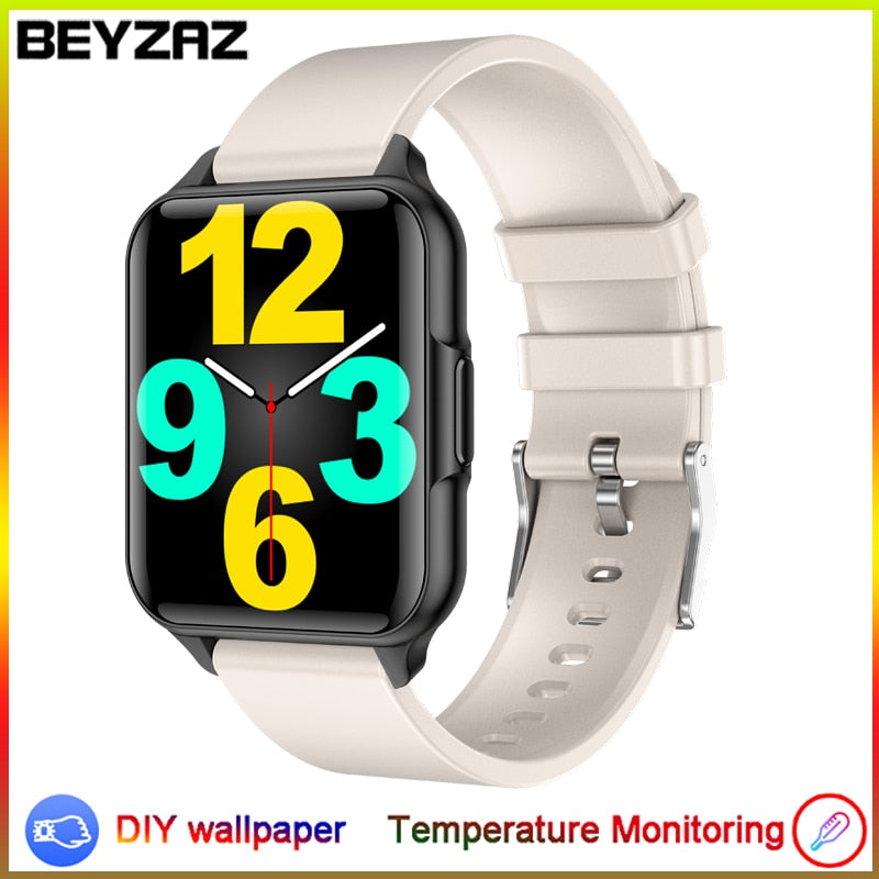 2022 New Body Temperature Smart Watch Men Blood Oxygen Monitoring Sports Fitness Watch Men's Custom Dial Smart Watch for Xiaomi