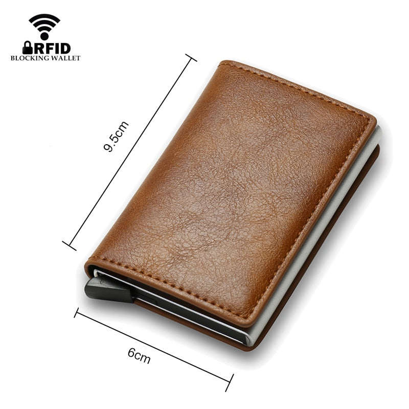 Rfid Card Holder Men Wallets Money Bag Male Black Short Purse 2022 Small Leather Slim Wallets Mini Wallets For Airtag Air Tag