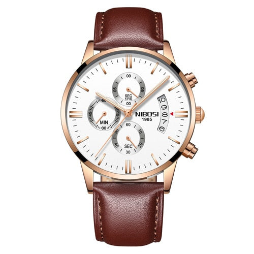 NIBOSI Relogio Masculino Men Watches Luxury Famous Top Brand Men&