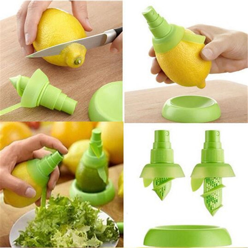 1 Set Kitchen Accessories Creative Kitchen Tools Lemon Sprayer for The Kitchen Fruit Juice Lemon Juicer Spritzer Kitchen Gadgets