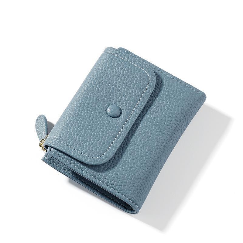 Brand Yellow Women Wallet Soft PU Leather Female Purse Mini Hasp Card Holder Coin Short Wallets Slim Small Purse Zipper Keychain