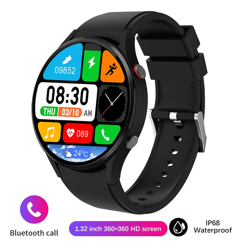 Smart Watch Men 1.32&#39;&#39; IPS Display Voice Calling 24H Health Monitor 240+ Watch Faces 70+ Sports Modes Watch For Galaxy Watch 4