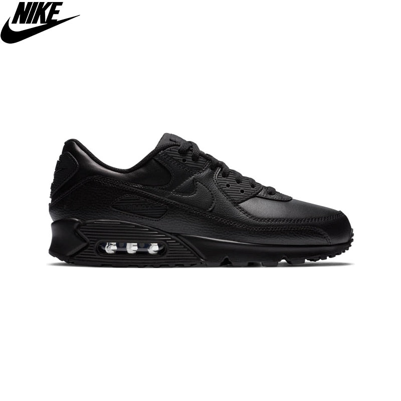 Original Nike Air Max 90 Ltr Men Black Sport Shoes CZ5594-001 Nike Men &#39;S Sneaker