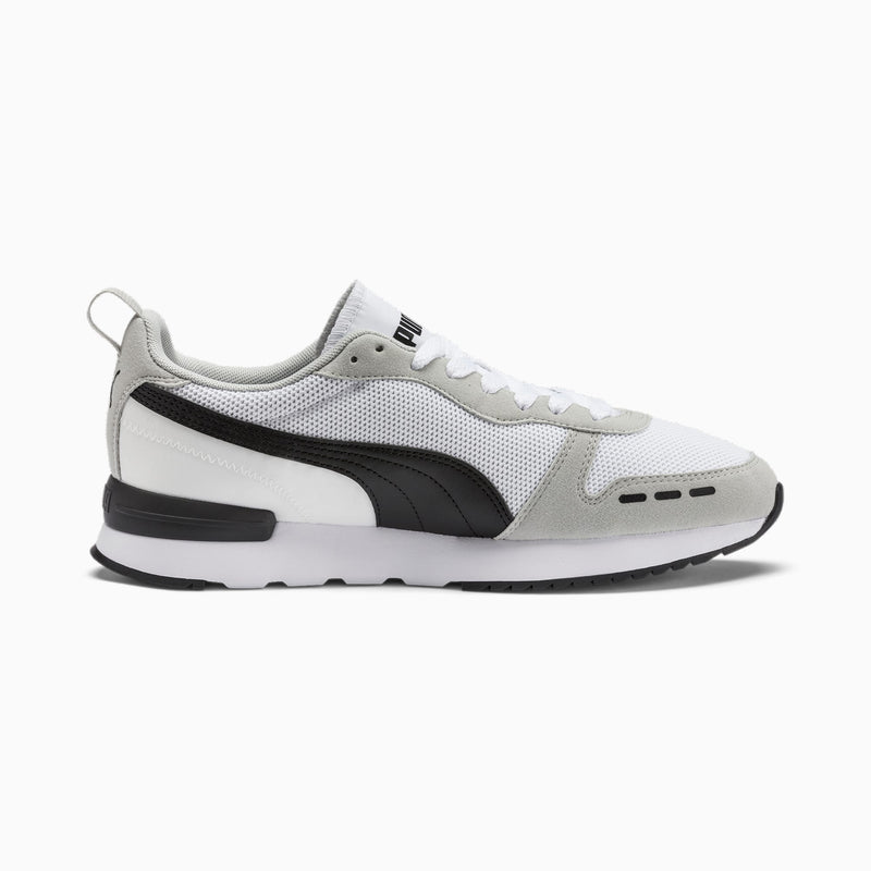 Original Puma R78 Runner Trainers Male Sports Shoes-White 373117_02 Puma Sneaker