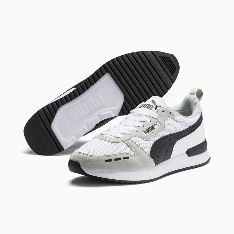 Original Puma R78 Runner Trainers Male Sports Shoes-White 373117_02 Puma Sneaker