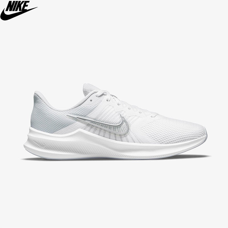 Original Nike Downshifter 11 Women &#39;S White Running Sports Shoe CW3413 - 100 Nike Sneaker