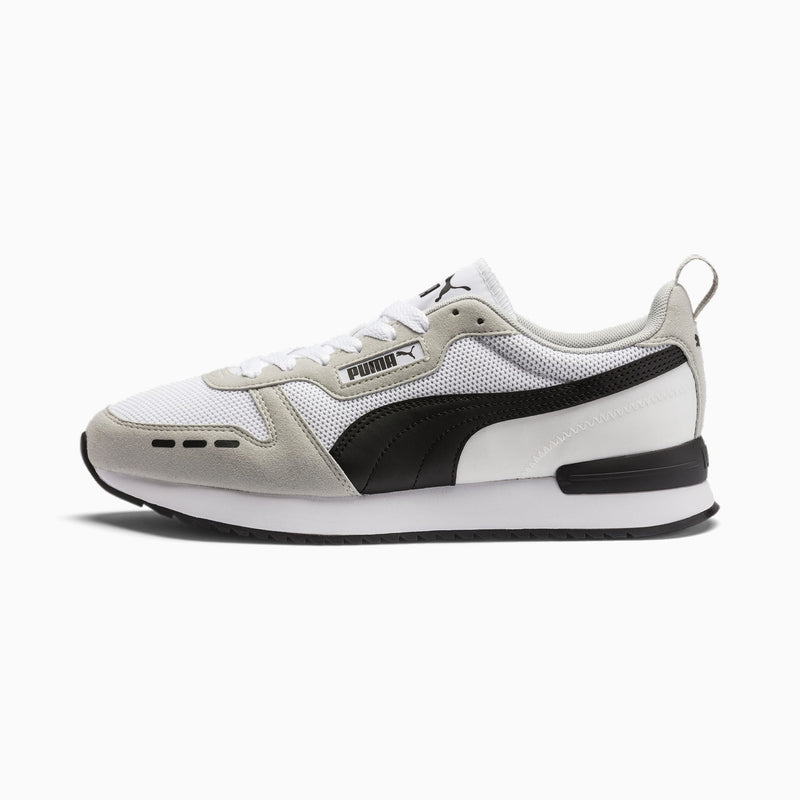 Original Puma R78 Runner Trainers Male Sports Shoes-White 373117_02 Puma Sneaker